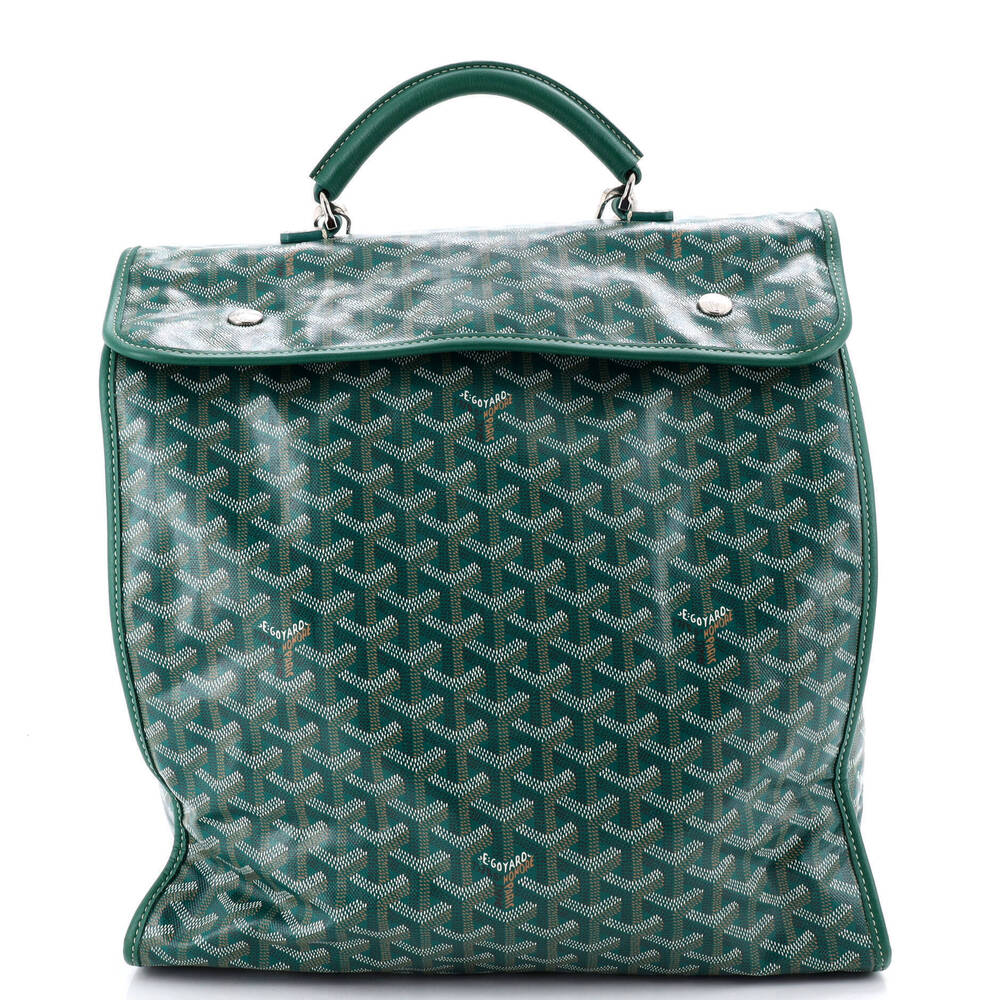 Goyard Saint Leger Briefcase Backpack Coated Canvas
